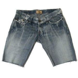 BKE Buckle Distressed Denim Cutoff Shorts 18